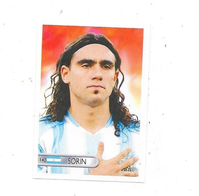 2006 Mundocrom World Cup Sticker #142 Juan Pablo Sorin , Argentina