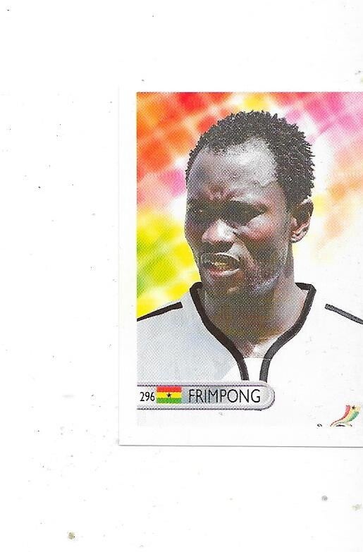 2006 Mundocrom FIFA World Cup Football Sticker #296 Asamoah Frimpong , Ghana