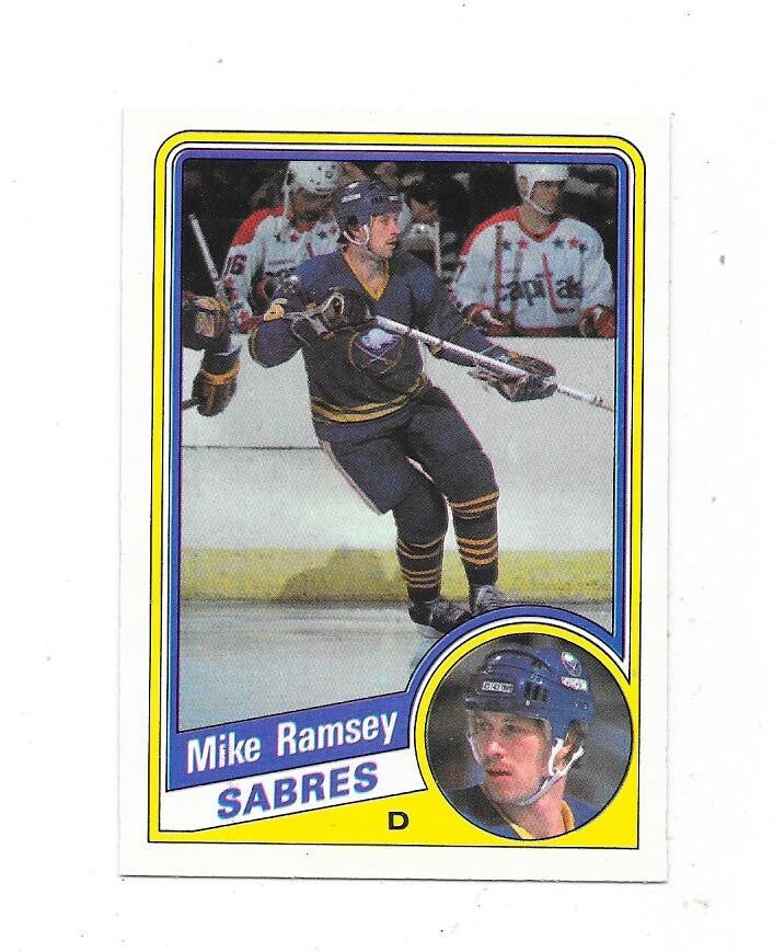 1984-85 OPC #28 Mike Ramsey , Buffalo Sabres