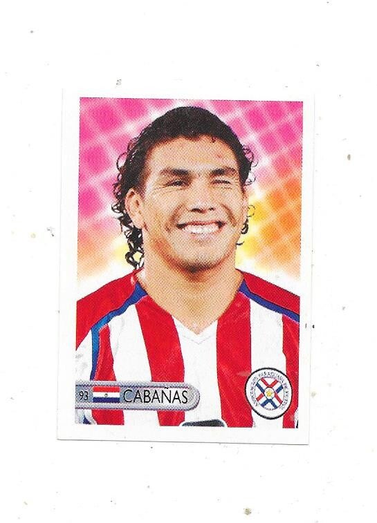 2006 Mundocrom FIFA World Cup Football Sticker #93 Salvador Cabanas , Paraguay