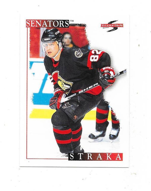 1995-96 Score #132 Martin Straka , Ottawa Senators