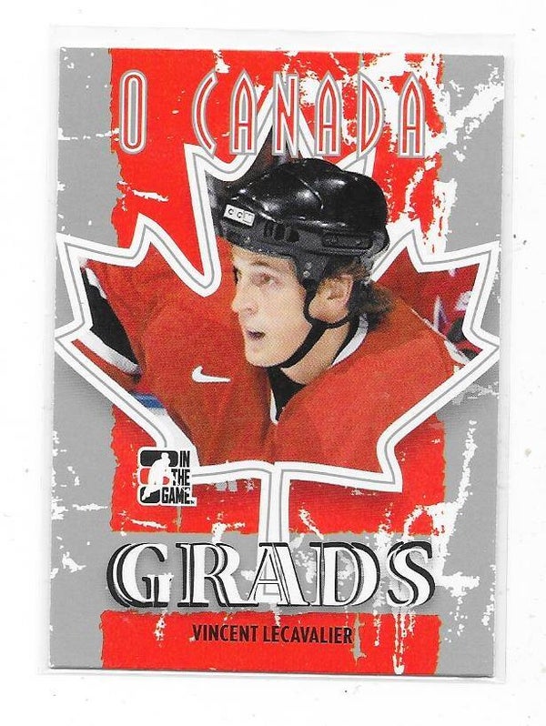 2007 ITG O`Canada Ice Hockey card #66 Vincent LeCavalier , Canada & Tampa Bay Lightning