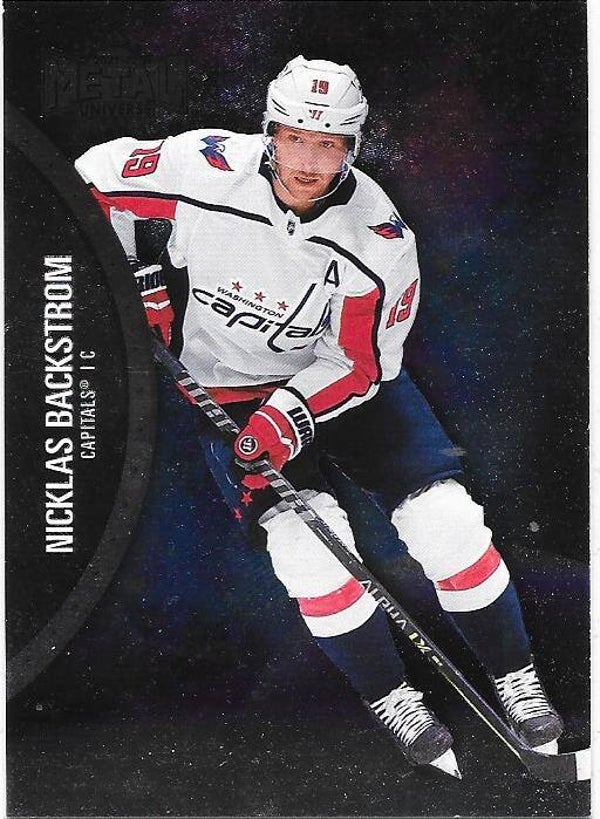 2021-22 Metal Universe #83 Nicklas Bäckström , Washington Capitals