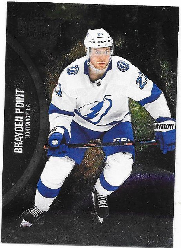 2021-22 SkyBox Metal Universe #89 Brayden Point , Tampa Bay Lightning