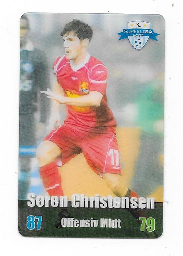 2012-13 Danish Superliga Kort Kulma Football Card  # Søren Christensen , Nordsjælland