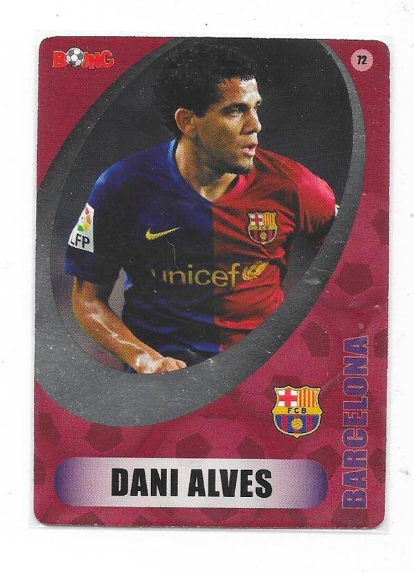 2008-09 Finnish Boing Football card #72 Dani Alves , FC Barcelona & Brasil