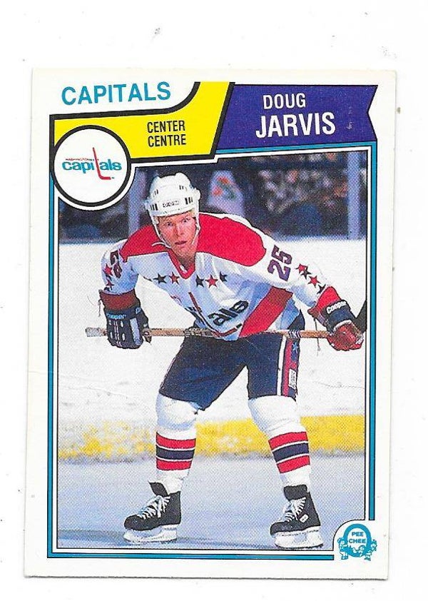 1983-84 OPC NHL Ice Hockey Card #372 Doug Jarvis , Washington Capitals