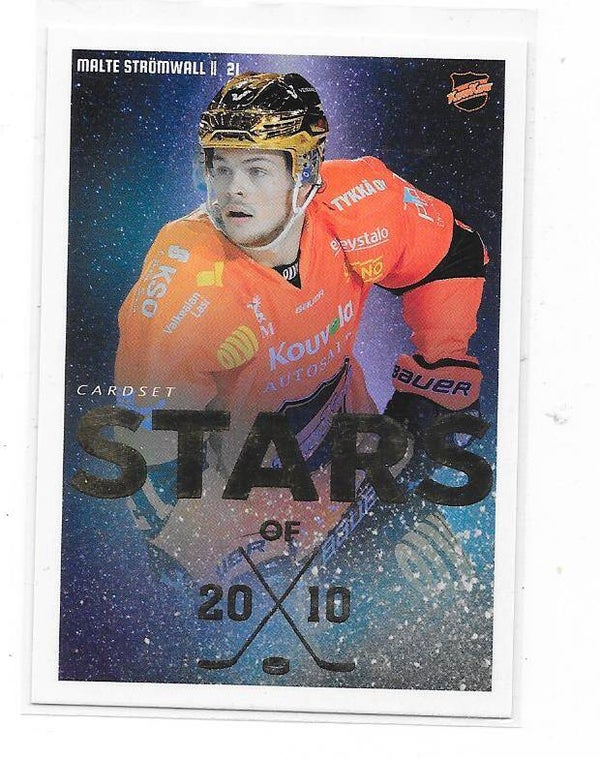2019-20 Finnish Cardset Stars of 2010 #7/15 Malte Strömwall KooKoo ,SC Rapperswil-Jona Lakers