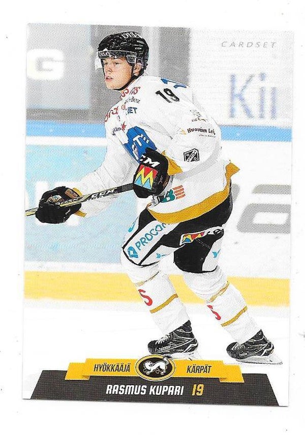 2017-18 Finnish Cardset #270 Rasmus Kupari Kärpät , HC Lugano
