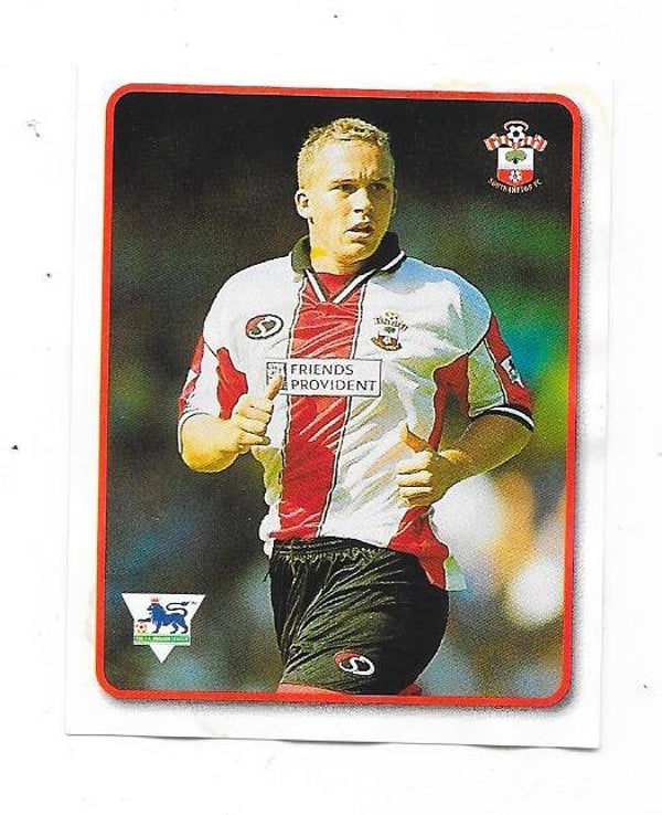 1999-00 Topps Premier league Super Stars Stickers #85 Kevin Davies , Southampton