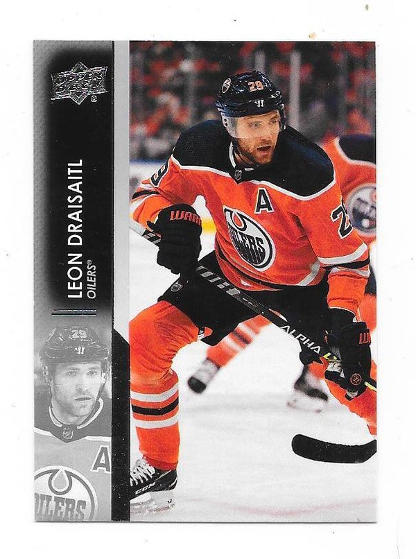 2021-22 Upper Deck NHL Ice Hockey Card #321 Leon Draisaitl , Edmonton Oilers