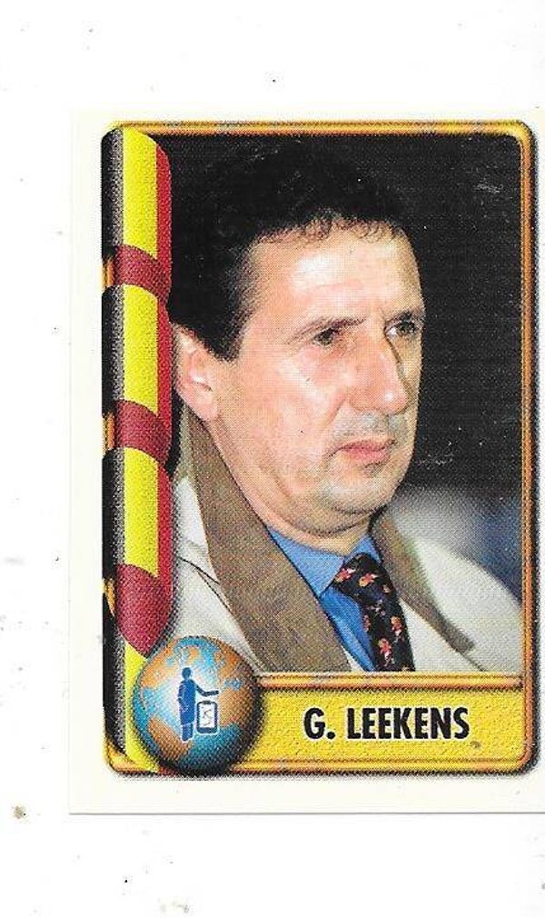 1998 Navarrete France 98 World Cup Football Sticker #76 Georges Leekens , Belgium