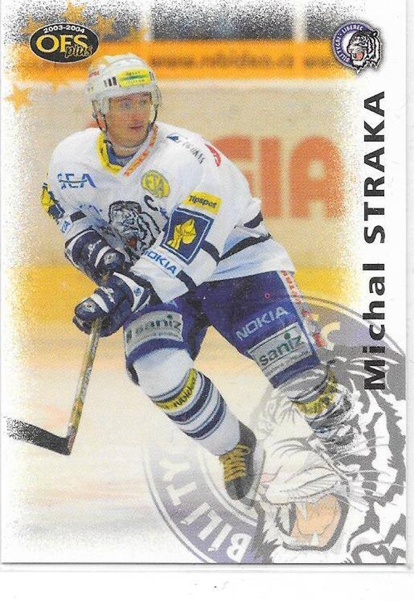 2003-04 Czech OFS #125 Michal Straka , Bili Tygri Liberec