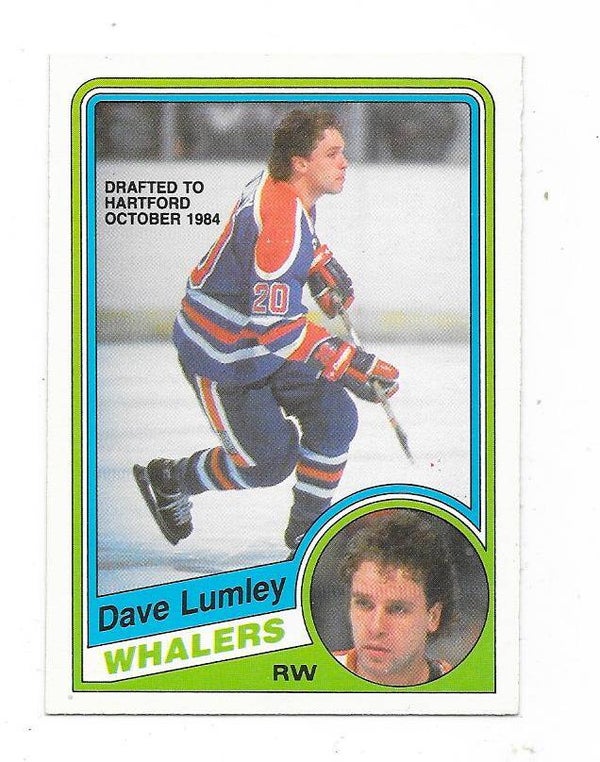 1984-85 OPC #252 Dave Lumley , Hartford Whalers