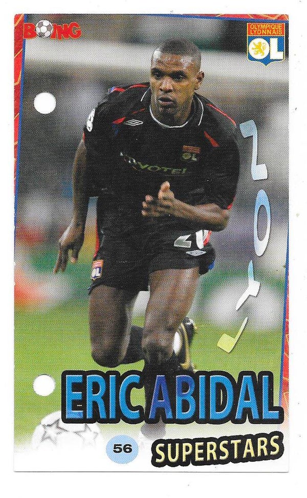 2006-07 Finnish Boing Superstars #56 Eric Abidal  Olympique  Lyon , France