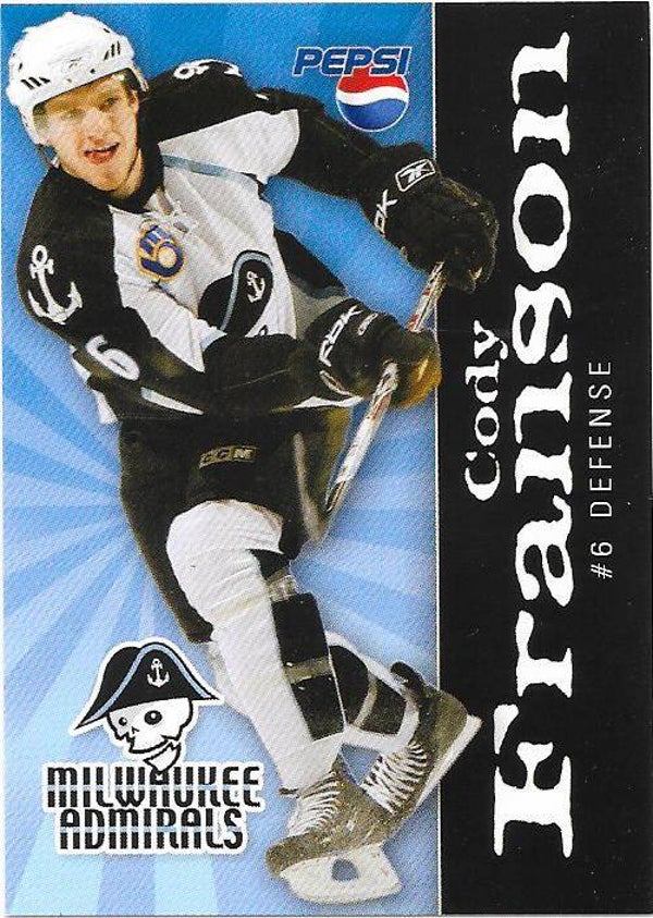 2007-08 Milwaukee Admirals teamIssued #6 Cody Franson  Brynäs IF