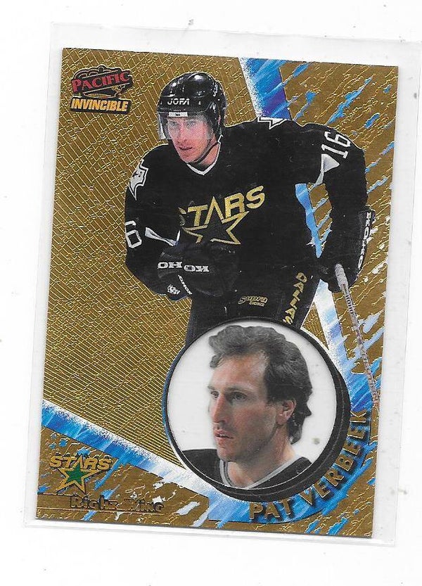 1997-98 Pacific Revolution Ice Hockey Card #44 Pat Verbeek , Dallas Stars