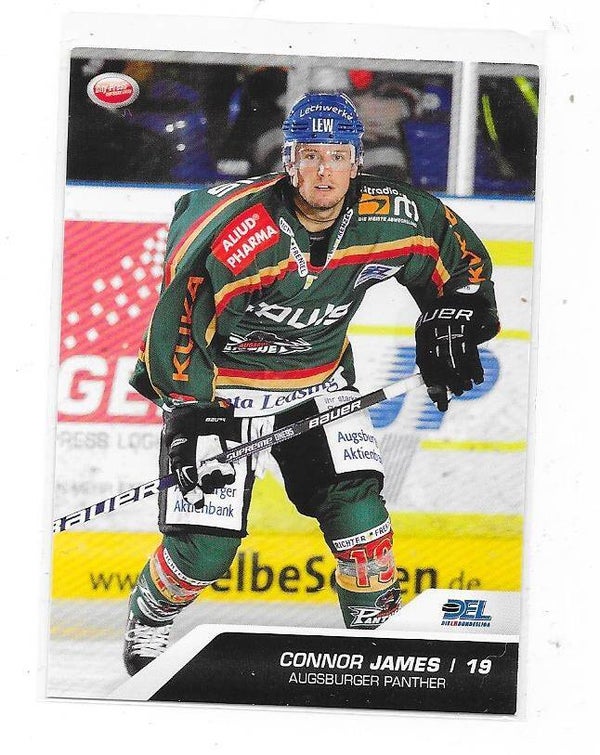 2009-10 DEL Ice Hockey card #110 Connor James , Augsburger Panther , University of Denver