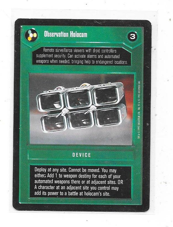 1995 Star Wars CCG # Observation Holocam