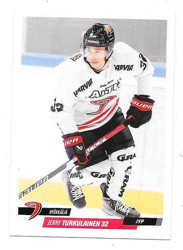 2022-23 Finnish Cardset #59 Jerry Turkulainen  JYP , HC Ajoie