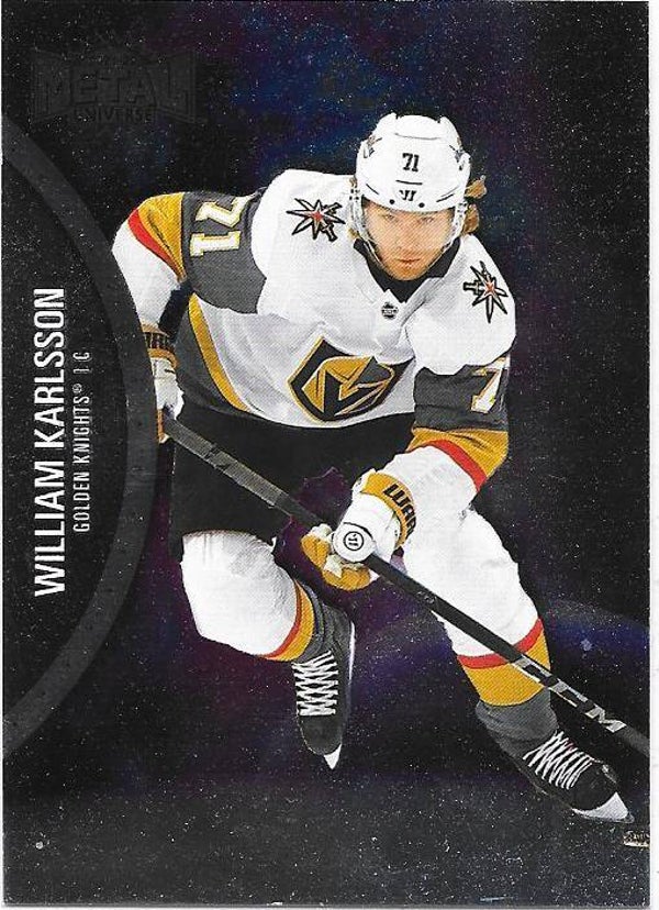 2021-22 Skybox Metal Universe #64 William Karlsson , Vegas Golden Knights