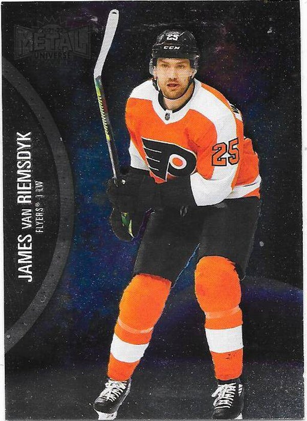 2021-22 SkyBox Metal Universe #48 James Van Riemsdyk , Philadelphia Flyers