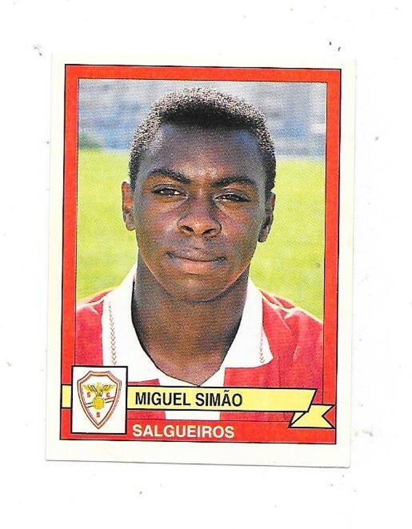 1994-95 Panini Portugese Futebol Sticker #287 MIGUEL SIMAO , Salgueiros