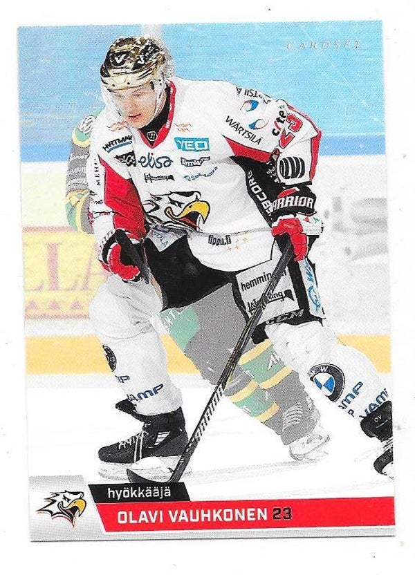 2018-19 Finnish Cardset #138 Olavi Vauhkonen Vaasan Sport , HC Sparta Praha