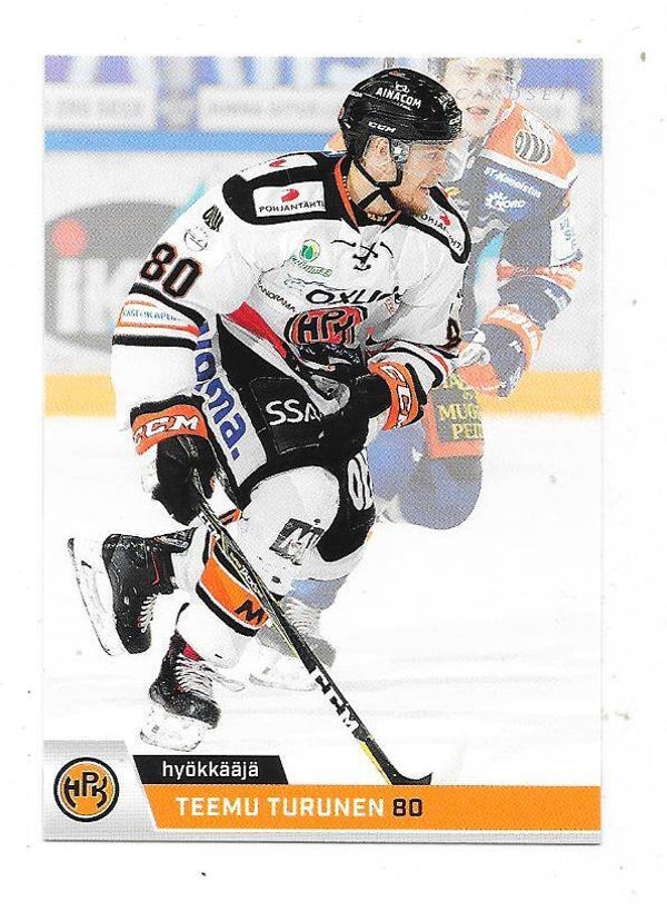 2018-19 Finnish Cardset #23 Teemu Turunen , HPK & Örebro HK