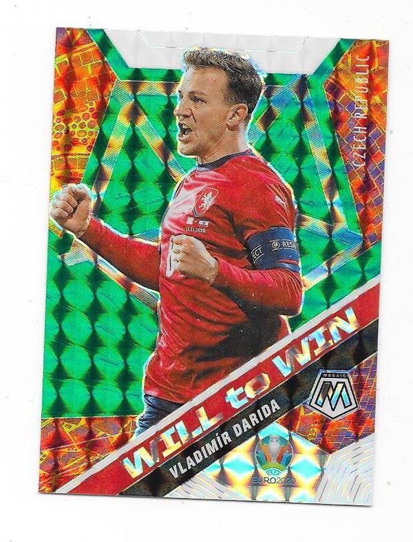 2021 Panini Mosaic UEFA 2020 GREEN #4 Vladimir Darida  Czechia