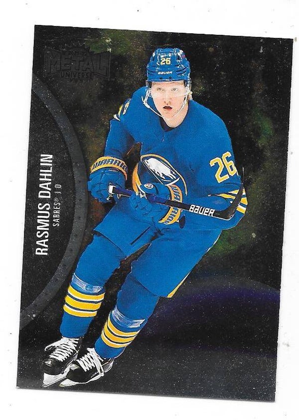 2021-22 Skybox Metal Universe #38 Rasmus Dahlin , Buffalo Sabres