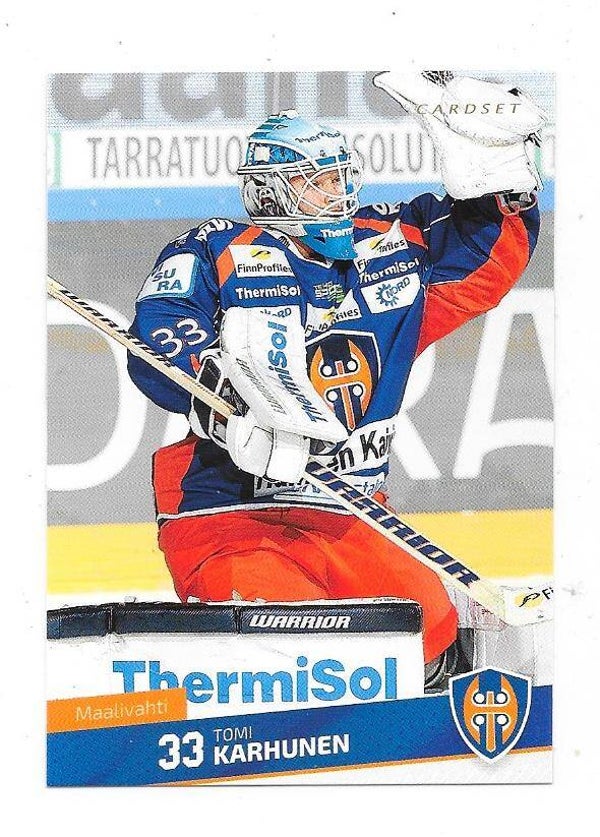 2016-17 Finnish Cardset #145 Tomi Karhunen Tappara , SC Bern