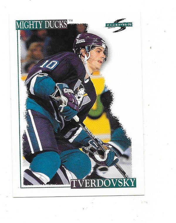 1995-96 Score #16 Oleg Tverdovsky , Anaheim Ducks