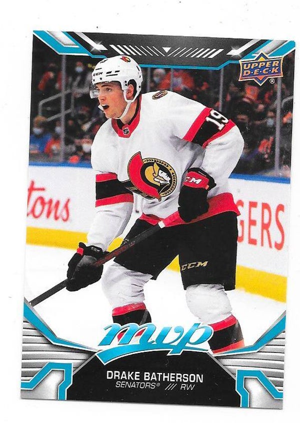 2022-23 Upper Deck MVP NHL Ice Hockey Cards #129 Drake Batherson , Ottawa Senators