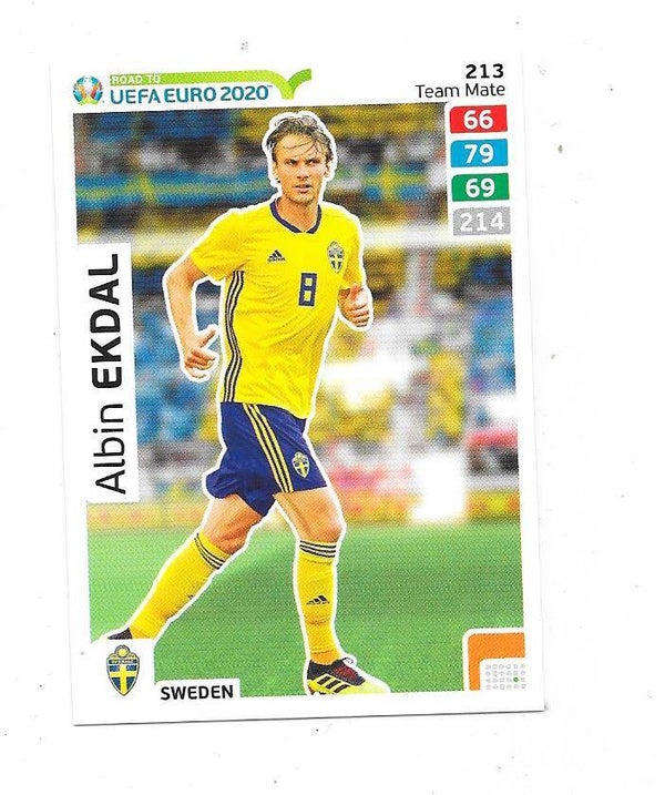2020 Panini Adrenalyn XL Road to UEFA EURO 2020 #213 Albin Ekdal , Sweden