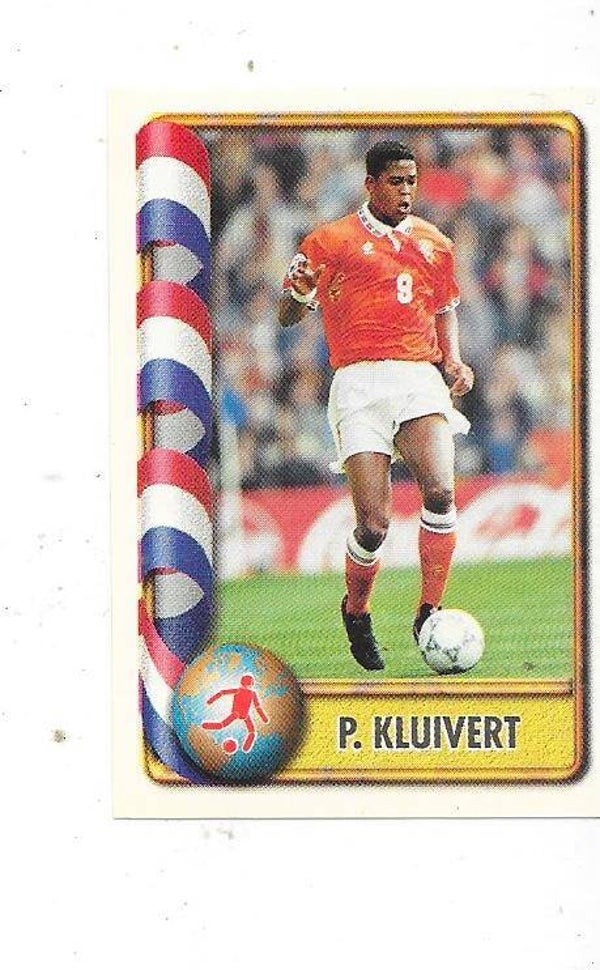 1998 Navarrete FIFA WC France 98 Sticker #296 Patrick Kluivert , Netherlands