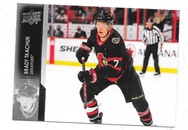 2021-22 Upper Deck NHL Ice Hockey Card #378 Brady Tkachuk , Ottawa Senators