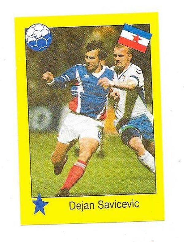 1992 Swedish Cloetta European Championship Sticker #161 Dejan Savićević , Yugoslavia