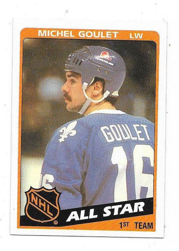 1984-85 Topps #153 Michel Goulet , Quebec Nordiques