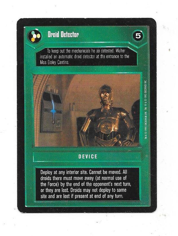 1995 Star Wars CCG #5  Droid Detector