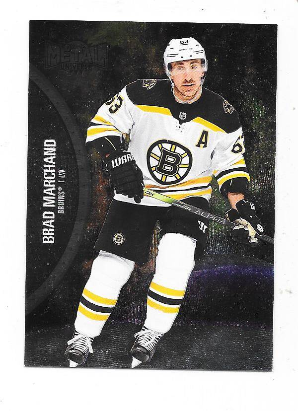 2021-22 SkyBox Metal Universe #15 Brad Marchand , Boston Bruins