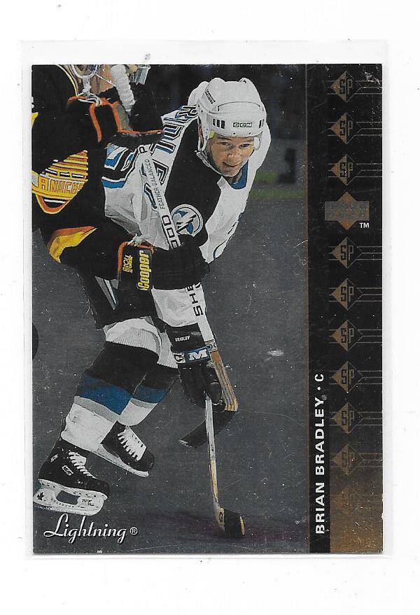 1994-95 Upper Deck SP Inserts NHL Ice Hockey Card #74 Brian Bradley , Tampa Bay Lightning