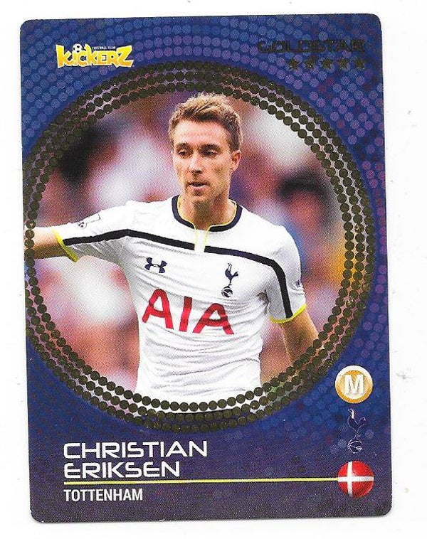 2014-15 Swedish Kickerz Goldstar # Christian Eriksen  Tottenham Hotspur , Denmark
