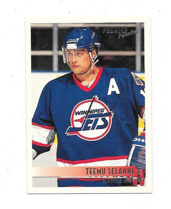 1994-95 Topps Premier #95 Teemu Selänne , Winnipeg Jets