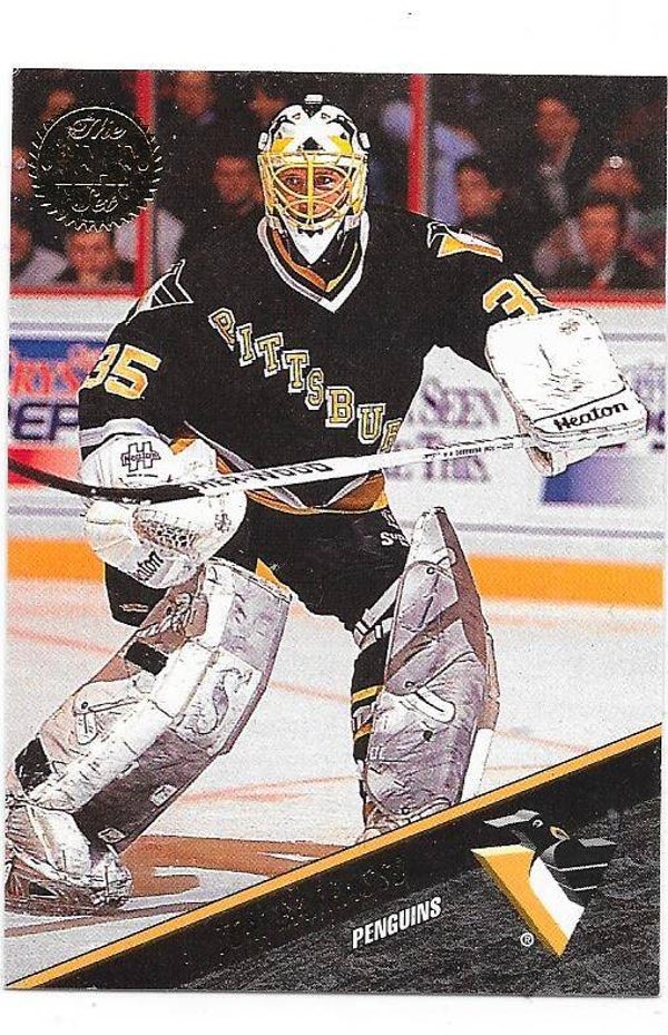 1993-94 LEAF #196 Tom Barrasso , Pittsburgh Penguins
