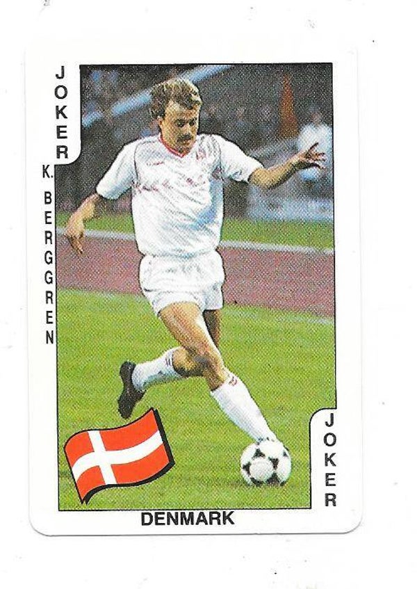 1986 Dandy Football World Cup 86 #JOKER , Preben Elkjær , Denmark