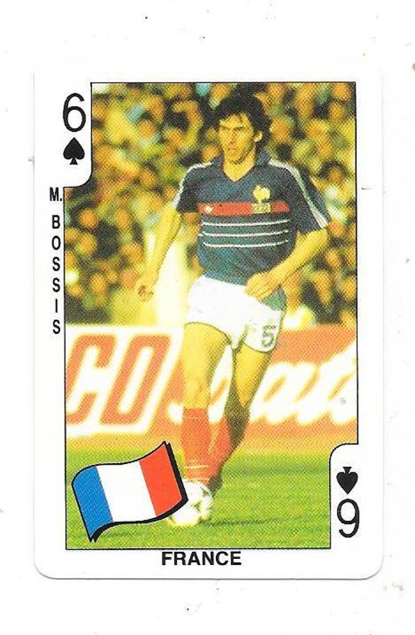 1986 Dandy Football World Cup 86 #S6 Maxime Bossis , France