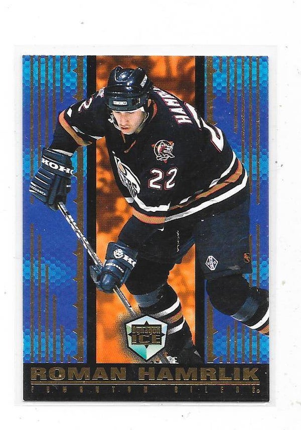 1998-99 Pacific Dynagon Ice Hockey Card #73 Roman Hamrlik , Edmonton Oilers