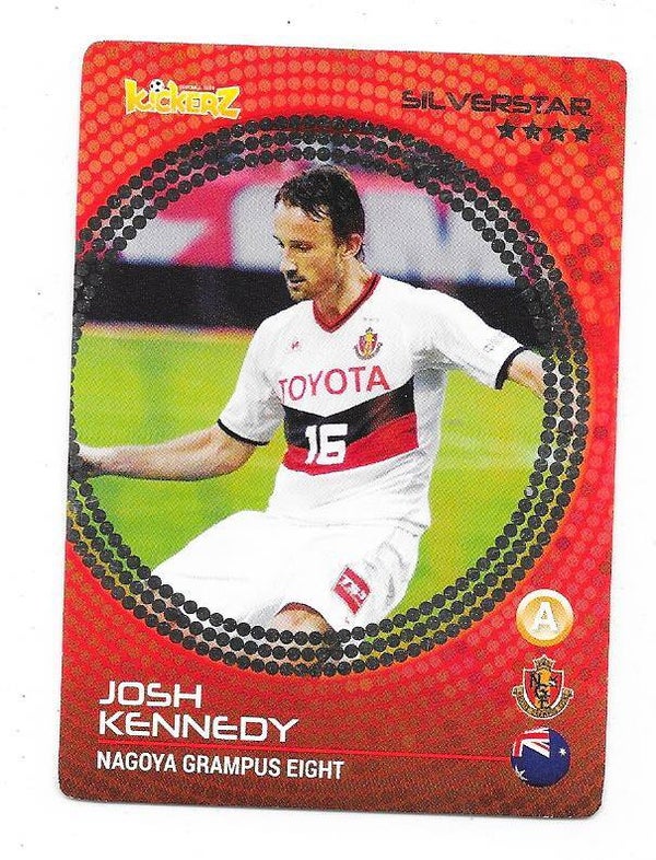 2014 Swedish Kickerz Silverstar Football Card # Josh Kennedy , Nagoya Grampus Eight & Australia