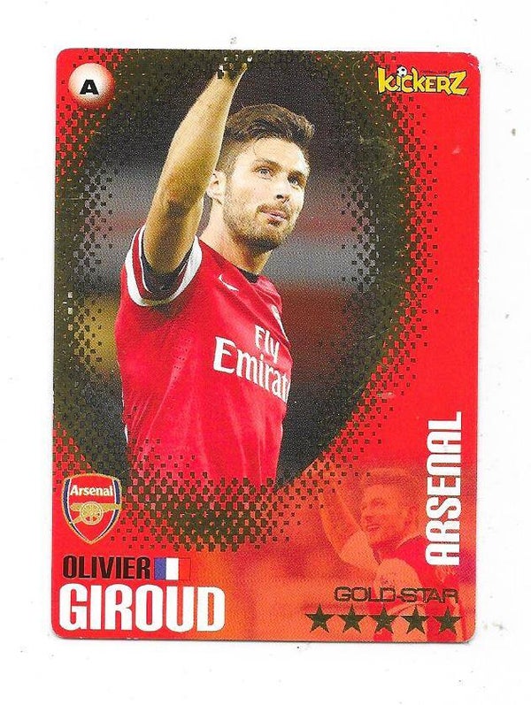 2013-14 Swedish Kickerz Goldstar # Oliver Giroud , Arsenal